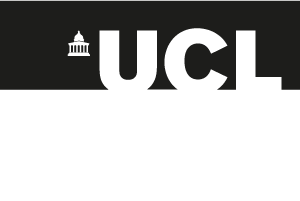 Small black‑and‑white UCL (University College London) wordmark with a stylised Portico icon.