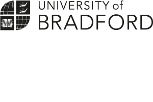University of Bradford logo in black with a four‑quadrant emblem and the text 'University of Bradford'.