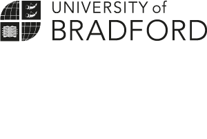 University of Bradford logo in black with a four‑quadrant emblem and the text 'University of Bradford'.