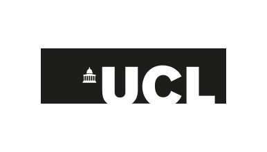 Small black‑and‑white UCL (University College London) wordmark with a stylised Portico icon.
